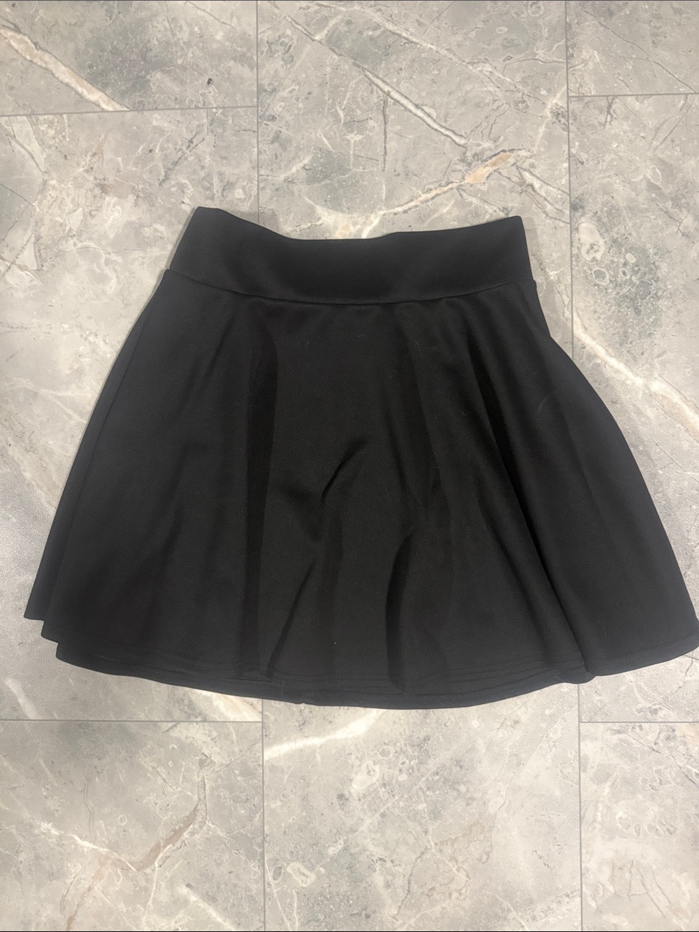 Classic Black Skater Skirt - Women's Flared Mini